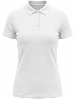 Dámske polo tričko 4F F0768 biele 4FWMM00TPTSF0768 10S