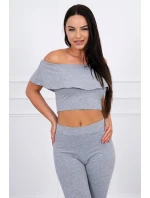 Sada s volánkem šedá Sada s volánkem šedá