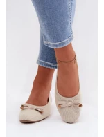 Baleríny s Mašlí Béžové model 21997782 - Boto