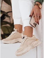 Dámské tenisky beige Dstreet model 21972430 - FashionStreet Dámské tenisky beige Dstreet model 21972430 - FashionStreet