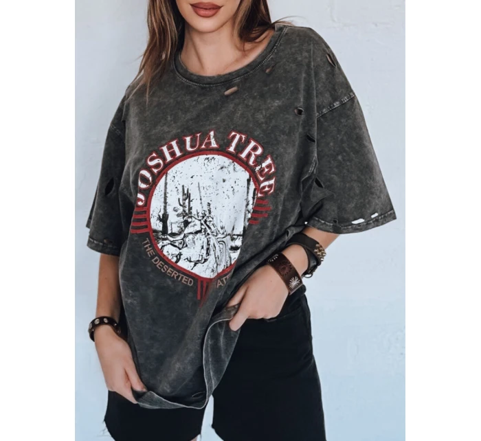 dámské tričko tmavě šedé Dstreet model 21977323 - FashionStreet