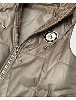 Tenké bez rukávov s kontrastným lemovaním Goodlookin beige (B8583-12) Tenké bez rukávov s kontrastným lemovaním Goodlookin beige (B8583-12)
