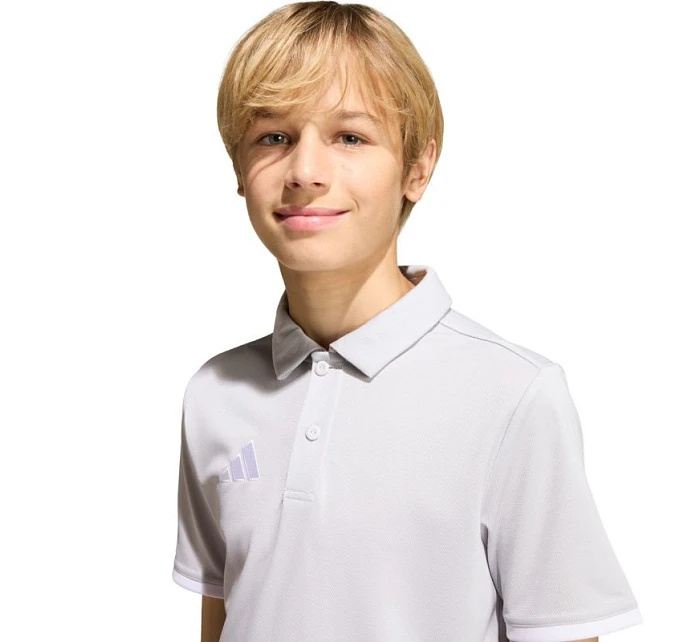 Detské tričko adidas Entrada 26 Polo light grey JZ6628