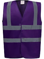 Bezpečnostná vesta Yoko HVW 100 Hi-Vis 79.W100 fialová Bezpečnostná vesta Yoko HVW 100 Hi-Vis 79.W100 fialová