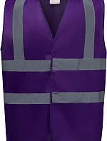 Bezpečnostná vesta Yoko HVW 100 Hi-Vis 79.W100 fialová