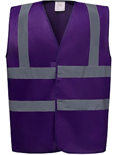 Bezpečnostná vesta Yoko HVW 100 Hi-Vis 79.W100 fialová