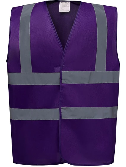 Bezpečnostná vesta Yoko HVW 100 Hi-Vis 79.W100 fialová Bezpečnostná vesta Yoko HVW 100 Hi-Vis 79.W100 fialová