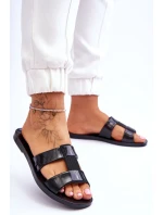 Modne Wegańskie Klapki ZAXY JJ285263 Czarne