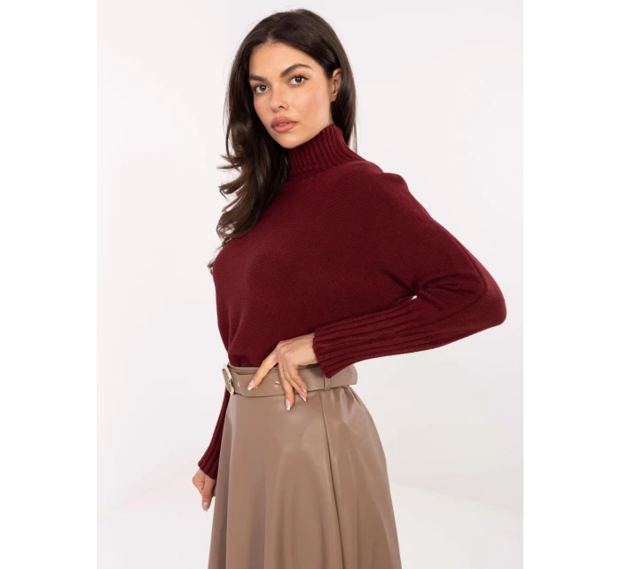 Sweter IT SW model 21469879 bordowy - FPrice