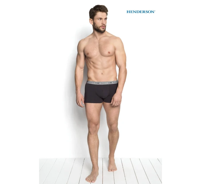 Boxerky 2 tyrkysová + grafitová  model 17584064 - Henderson