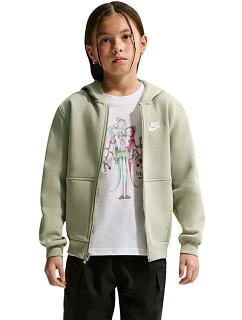 Detská mikina Nike Sportswear Club Fleece Light Green FD3004 304