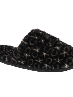 Dámské pantofle Calvin Klein Slipper Mule Fur Mono W HW0HW00536-0GK