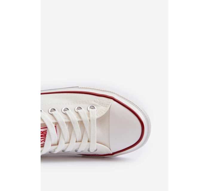 Nízké dámské tenisky Big Star model 21654837 Bílé - Big Star Shoes Nízké dámské tenisky Big Star model 21654837 Bílé - Big Star Shoes
