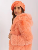 Czapka AT CZ model 18997544 brzoskwiniowy - FPrice Czapka AT CZ model 18997544 brzoskwiniowy - FPrice