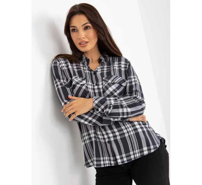 Blúzka D70039Z11082A tmavo šedá