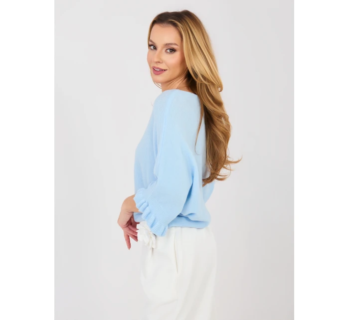 Jumper MI SW 3675.01P svetlo modrý