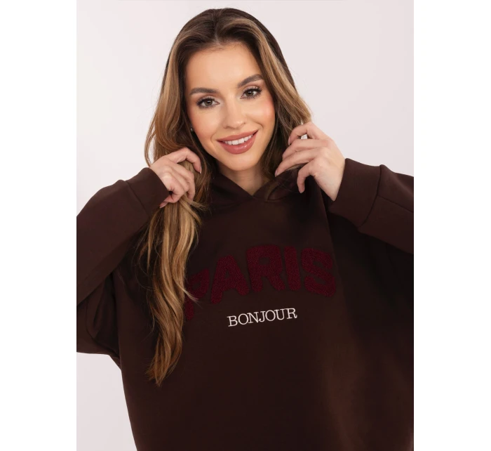 Blúzka RV BL A1041.48 tmavohnedá