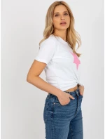 Tričko RV TS 8626.00 biela a ružová