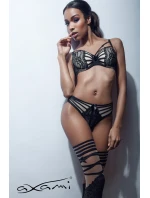 Podprsenka V-8031 čierno-béžová - Axami Podprsenka V-8031 čierno-béžová - Axami