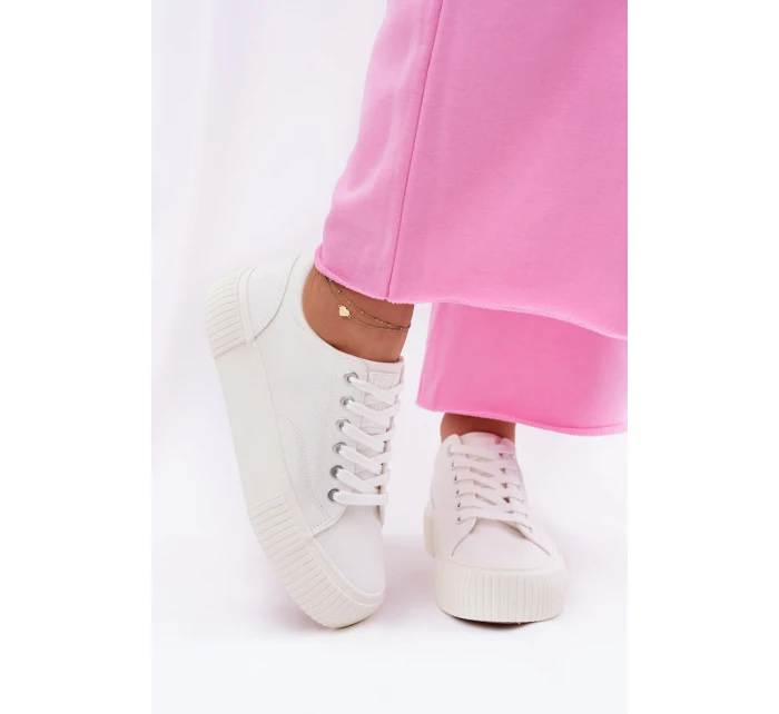 Tenisky na platforme model 211349 Vykročte štýlovo