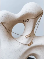 Zlatý náhrdelník INFINITY FashionStreet IY0099
