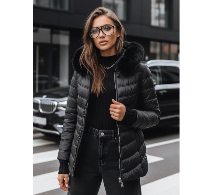 Dámská prošívaná zimní bunda LUNA černá Dstreet model 21971658 - FashionStreet Dámská prošívaná zimní bunda LUNA černá Dstreet model 21971658 - FashionStreet