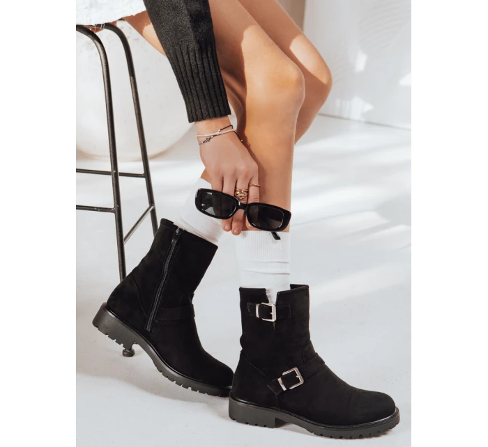 Dámske čierne topánky FashionStreet ZY1218