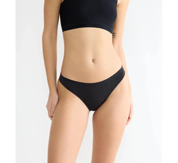 sloggi GO Sense Thong 2P - BLACK - SLOGGI BLACK - SLOGGI