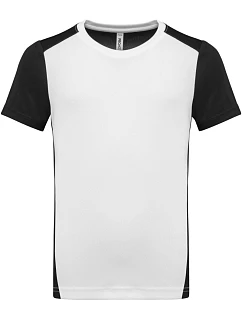 PA Dětské kontrastní sportovní tričko 20. white/black model 22448561 - Kariban ProAct