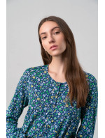 Květinová noční košile s knoflíky model 17800760 - Vamp