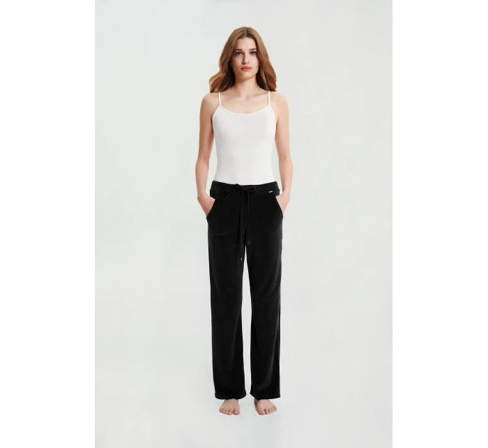 Vamp - Zamatové nohavice s vreckami 21191 - Vamp Vamp - Zamatové nohavice s vreckami 21191 - Vamp