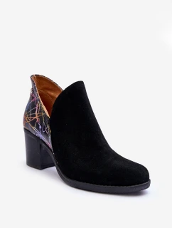 Dámské kožené boty na  černé model 21631083 - Maciejka