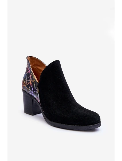 Dámské kožené boty na  černé model 21631083 - Maciejka