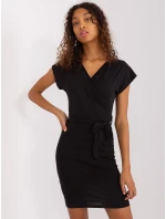 Sukienka RV SK model 19381314 czarny - FPrice Sukienka RV SK model 19381314 czarny - FPrice