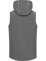 Pánská 3vrstvá softshellová vesta 40. heather grey model 22517272 - Promodoro Pánská 3vrstvá softshellová vesta 40. heather grey model 22517272 - Promodoro