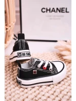 Dětské Klasické Tenisky Nízké BIG STAR model 21545367 Černé - Big Star Shoes Dětské Klasické Tenisky Nízké BIG STAR model 21545367 Černé - Big Star Shoes