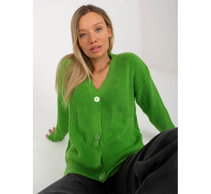 Dámsky sveter LC SW 0321 svetlo zelený