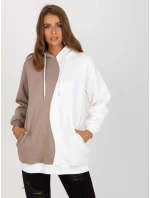 Mikina RV BL 8233.32X biela béžová