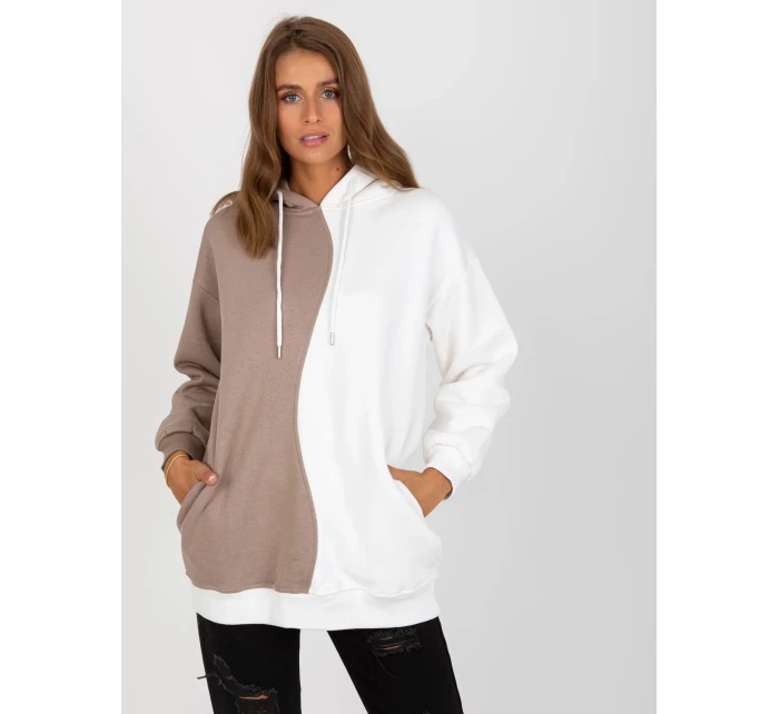 Mikina RV BL 8233.32X biela béžová