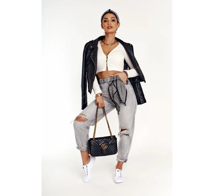 Dámske módne tenisky Big Star - biele Dámske módne tenisky Big Star - biele