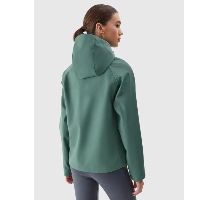 Dámska vetruodolná bunda softshell s membránou 5000 4F - zelená Dámska vetruodolná bunda softshell s membránou 5000 4F - zelená