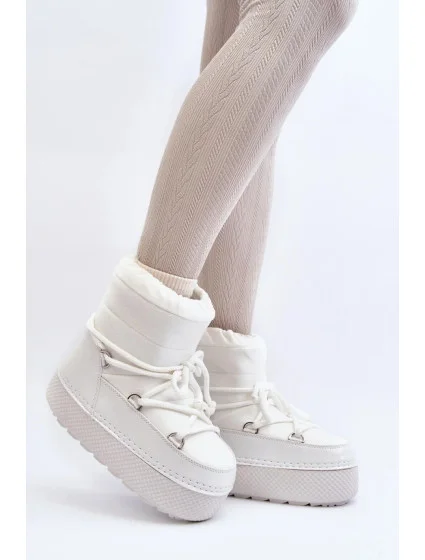 Sněhule model bílé Step in style model 20777004 - SWEET SHOES Sněhule model bílé Step in style model 20777004 - SWEET SHOES