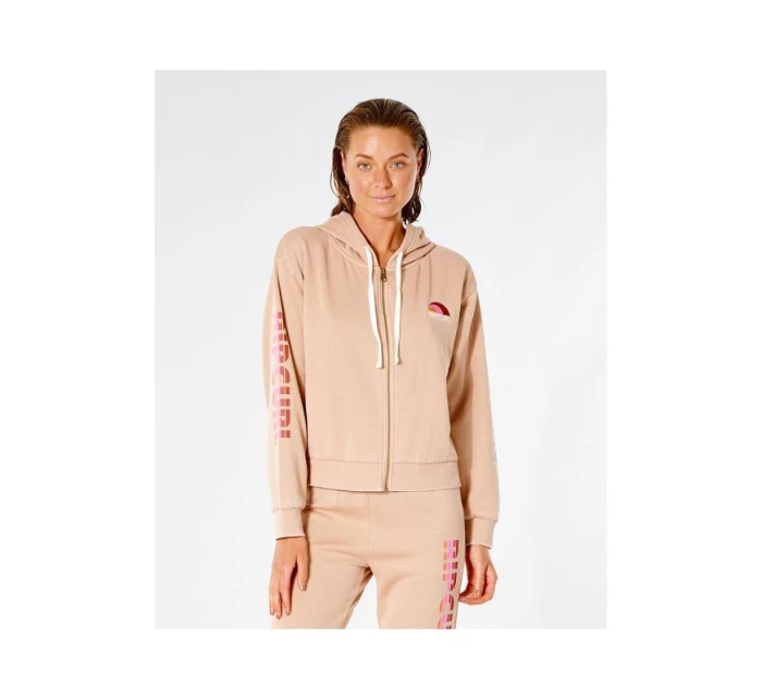 Mikina RIP CURL Wave Shapers Zip Through - béžová