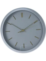 Nástenné hodiny PP 30x4,5 cm sivé
