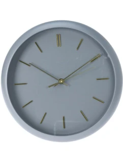 Nástenné hodiny PP 30x4,5 cm sivé