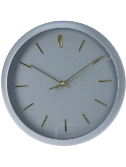 Nástenné hodiny PP 30x4,5 cm sivé