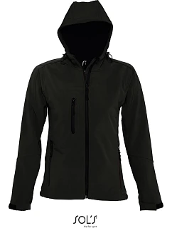 SOL'S Women Dámská 3-vrstvá softshellová bunda s kapucí black model 22523717