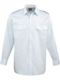 PR 210 košile s dlouhým rukávem light blue model 22476091 - Premier