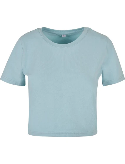 Build your Brand BY 042 Ťažký dámsky crop top 56.0042 oceánovo modrý Build your Brand BY 042 Ťažký dámsky crop top 56.0042 oceánovo modrý