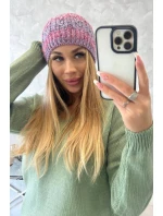 Fleecová čiapka Melisa K241 fialová+červená Fleecová čiapka Melisa K241 fialová+červená